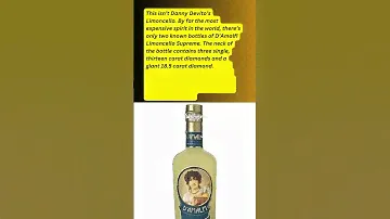 Top 10 Most Expensive Spirits in the World, 10. D’Amalfi Limoncello Supreme – ($44 million),