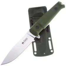 Нож Kizlyar Supreme Sturm сталь AUS-8 Stonewash, рукоять орех