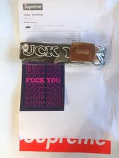 SUPREME FUCK YOU BELT