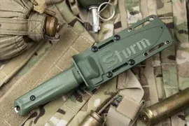 Нож "Sturm" (AUS-8, Satin, OD-Handle) Kizlyar Supreme