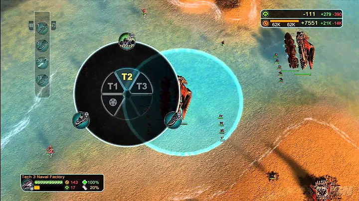 Supreme Commander Xbox 360 Gameplay - Wheel Commands (HD)