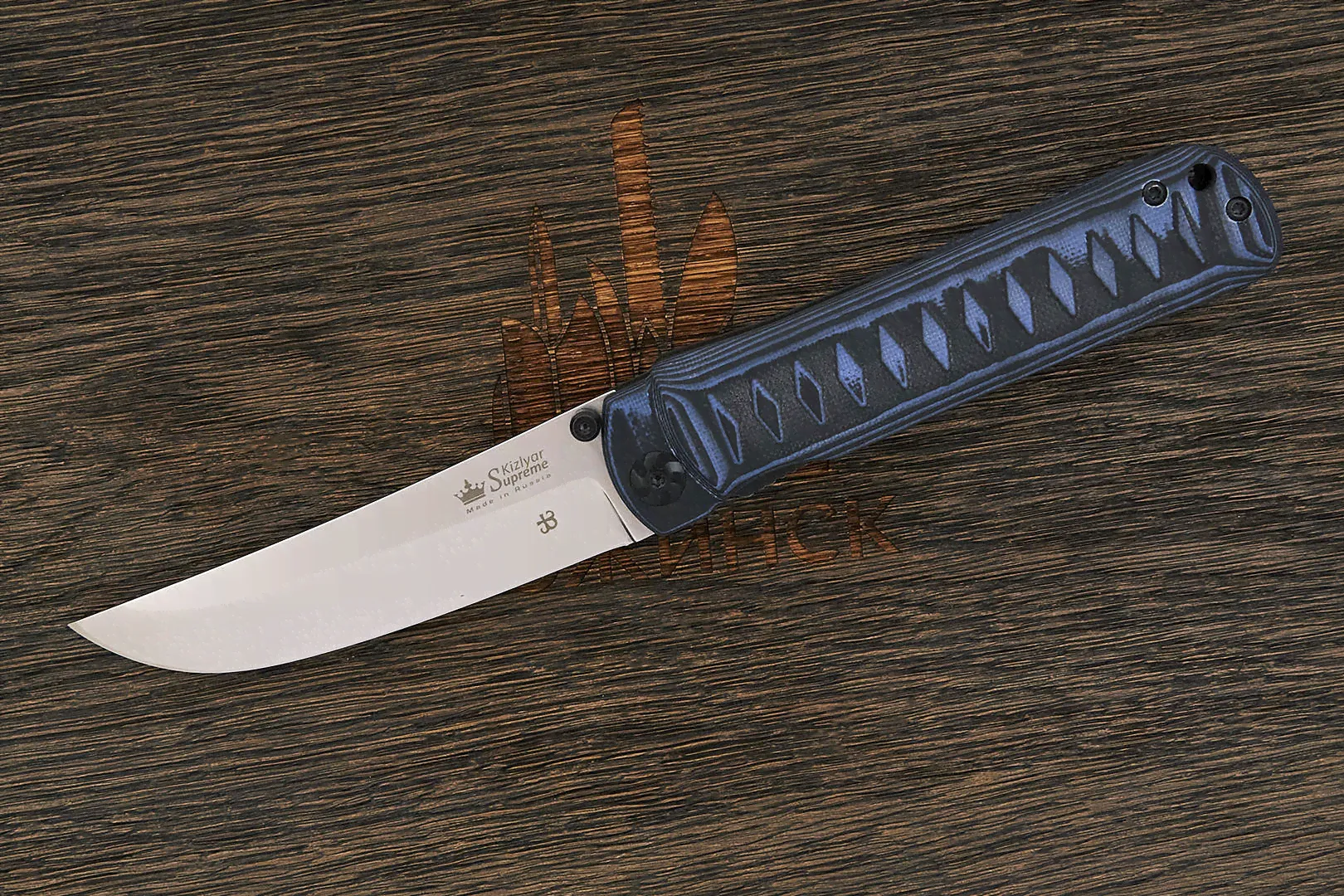 Складной нож Whisper от Kizlyar Supreme | Артикул Whisper.M390 SW G10BBLUH-0