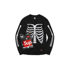 Supreme week 15 x Hanes x Bones "Black"