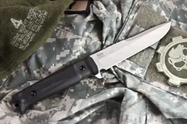 Нож Кизляр Supreme Alpha AUS-8 SW Stonewash