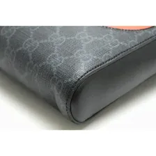 Gucci Black/Dark Grey Night Courrier GG Supreme Leather Messenger Bag 310436 (lpn6768398)