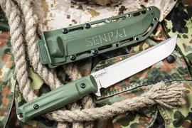 Нож Kizlyar Supreme Senpai AUS8 StoneWash Олива