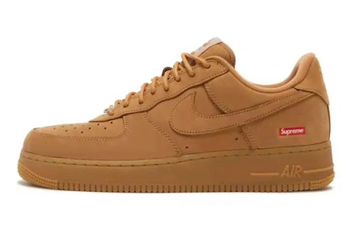 Кроссовки Supreme X Nike Air Force 1 Flax-0