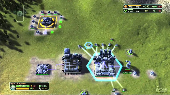 Supreme Commander Xbox 360 Gameplay - GDC Gameplay 2 (HD)